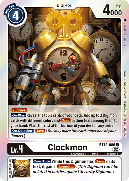 Clockmon, BT12-086