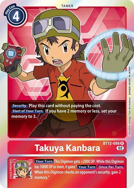 Takuya Kanbara, BT12-088