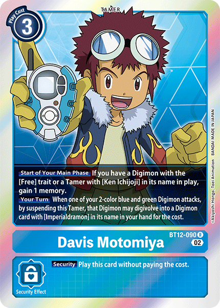 Davis Motomiya, BT12-090