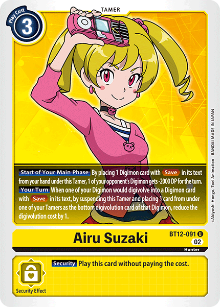 Airu Suzaki, BT12-091