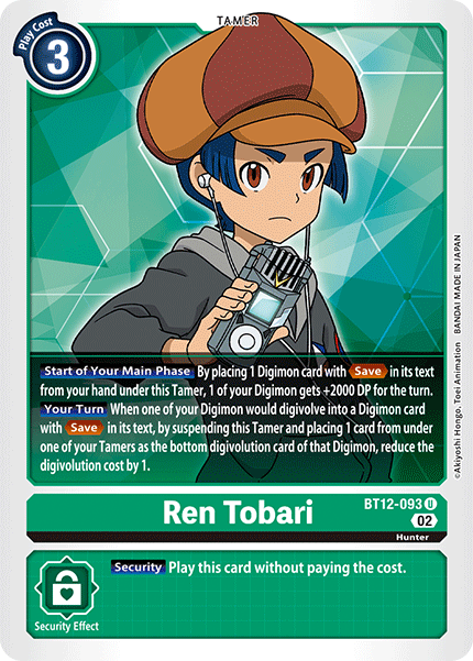 Ren Tobari, BT12-093