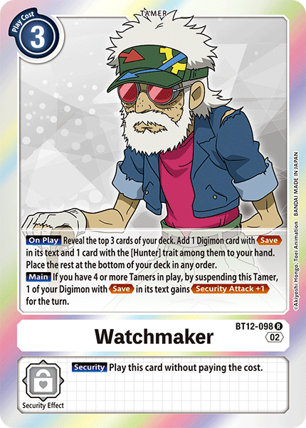 Watchmaker, BT12-098