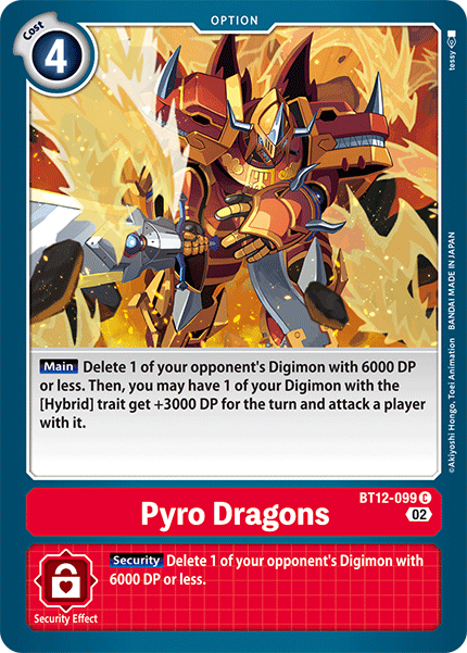Pyro Dragons, BT12-099