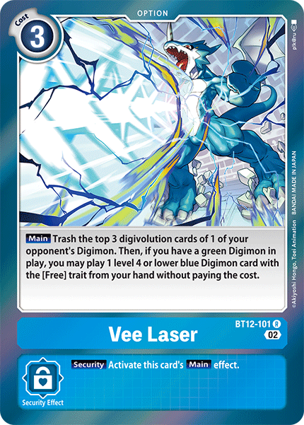 Vee Laser, BT12-101