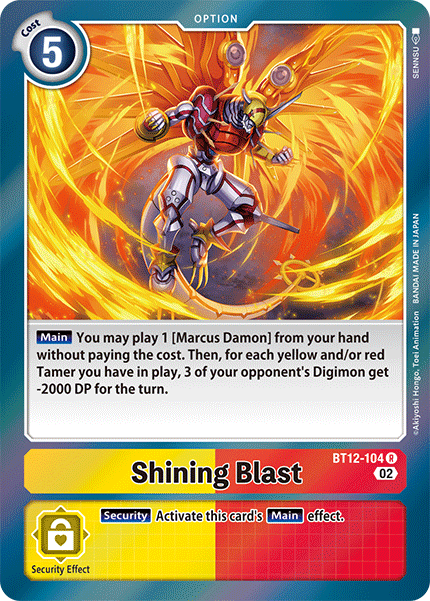 Shining Blast, BT12-104