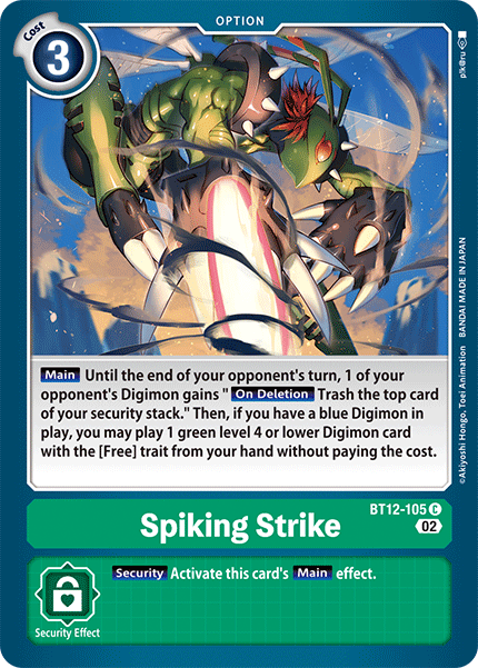 Spiking Strike, BT12-105