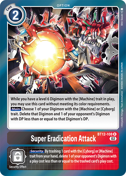 Super Eradication Attack, BT12-108