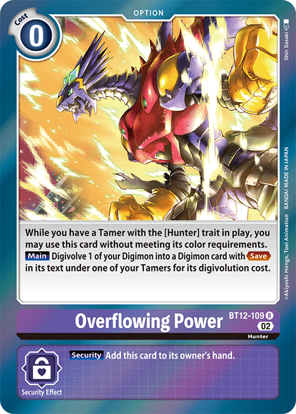 Overflowing Power, BT12-109