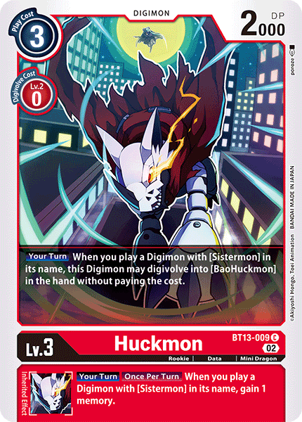Huckmon, BT13-009