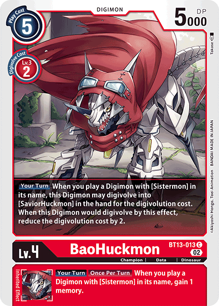BaoHuckmon, BT13-013