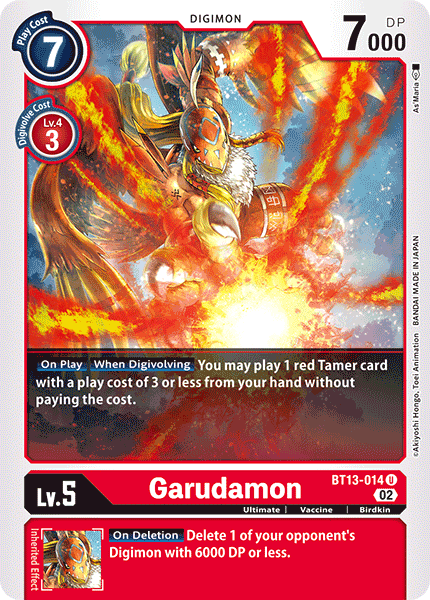 Garudamon, BT13-014