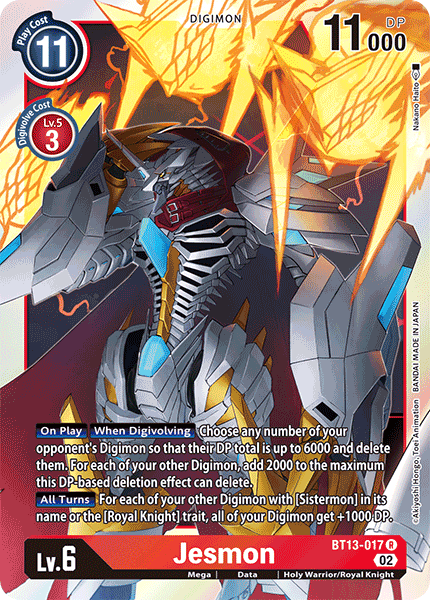 Jesmon, BT13-017