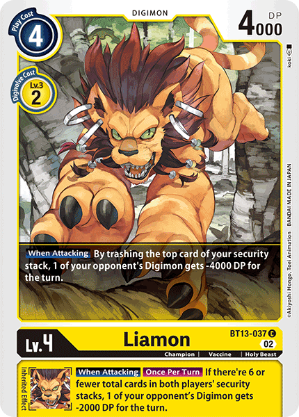 Liamon, BT13-037