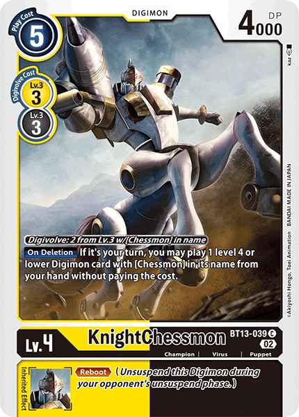 KnightChessmon, BT13-039