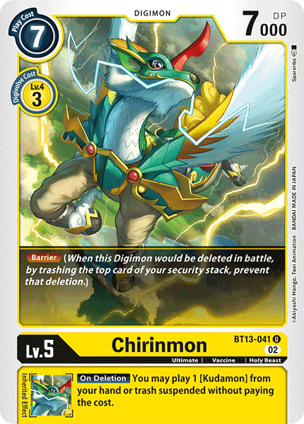 Chirinmon, BT13-041