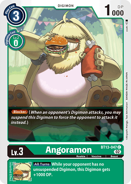 Angoramon, BT13-047