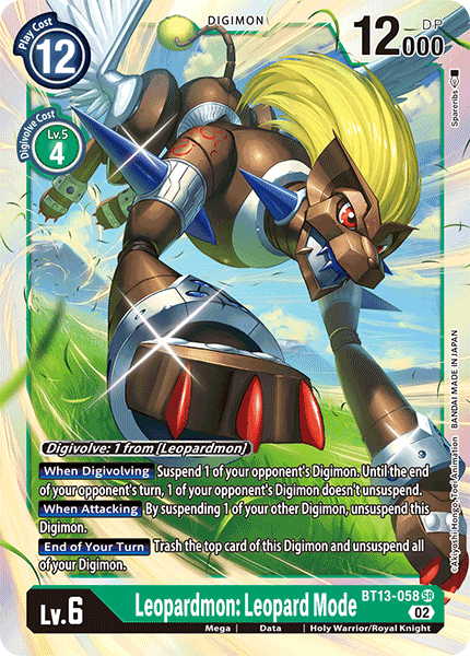 Leopardmon: Leopard Mode, BT13-058
