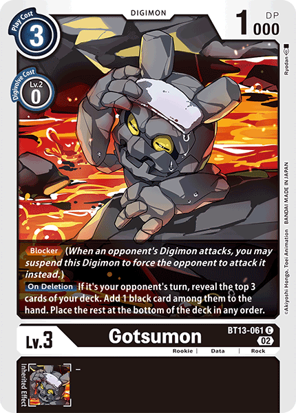 Gotsumon, BT13-061
