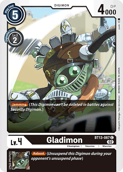 Gladimon, BT13-067