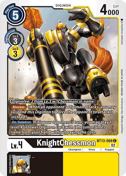KnightChessmon, BT13-068
