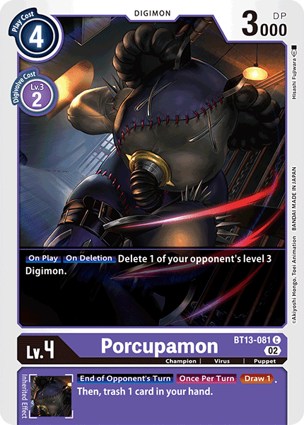 Porcupamon, BT13-081