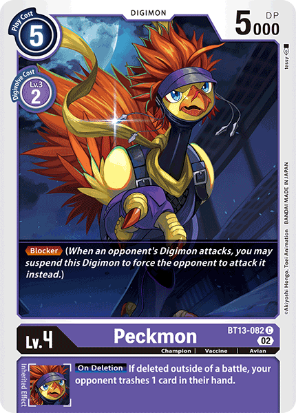 Peckmon, BT13-082