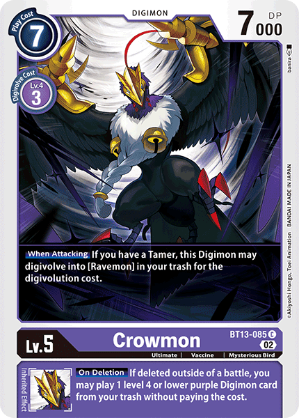 Crowmon, BT13-085