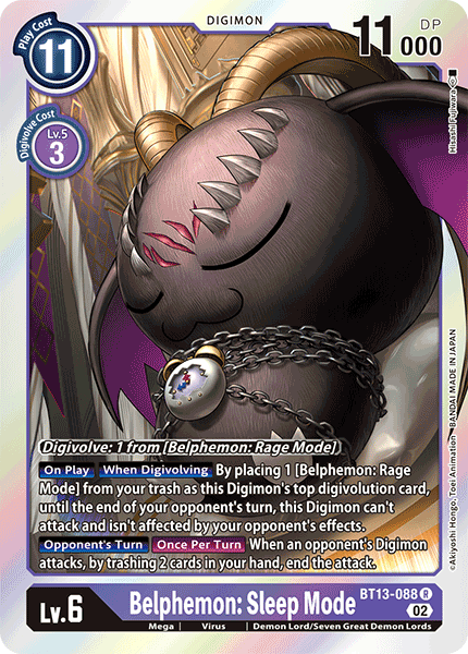 Belphemon: Sleep Mode, BT13-088