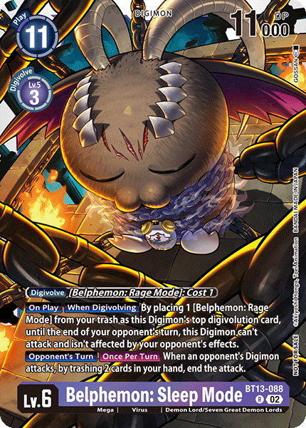 Belphemon: Sleep Mode, BT13-088-p1
