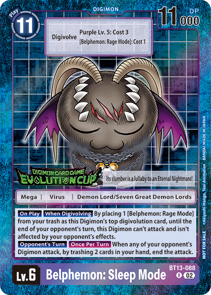 Belphemon: Sleep Mode, BT13-088-p2