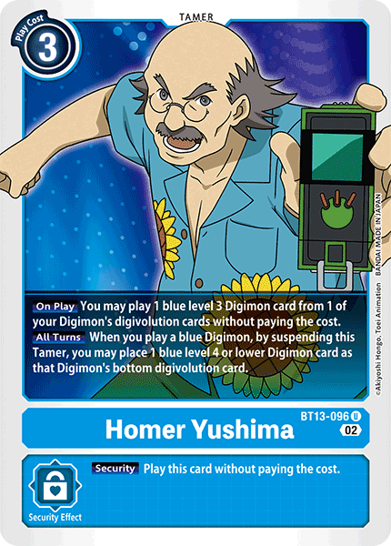 Homer Yushima, BT13-096