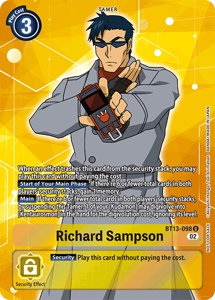 Richard Sampson, BT13-098-p1