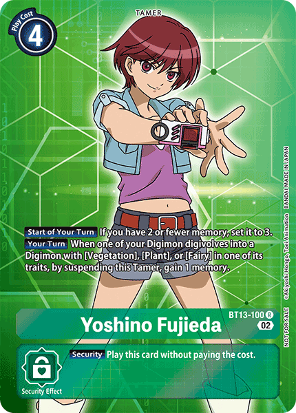 Yoshino Fujieda, BT13-100-p1