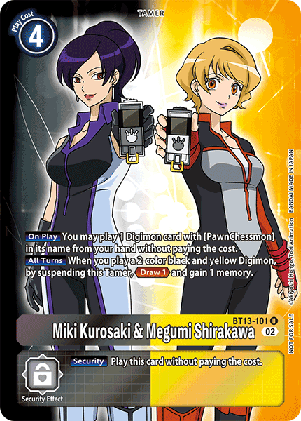 Miki Kurosaki & Megumi Shirakawa, BT13-101-p1