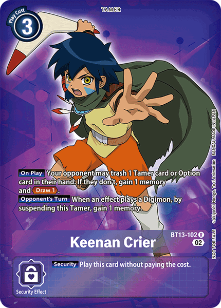 Keenan Crier, BT13-102-p1