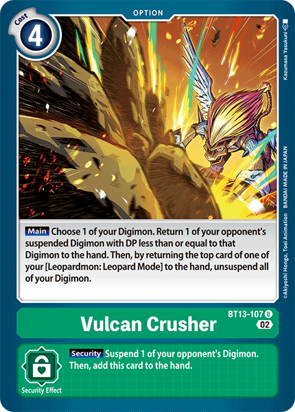 Vulcan Crusher, BT13-107