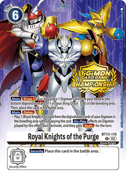 Royal Knights of the Purge, BT13-110-p1