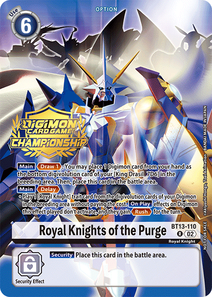 Royal Knights of the Purge, BT13-110-p2