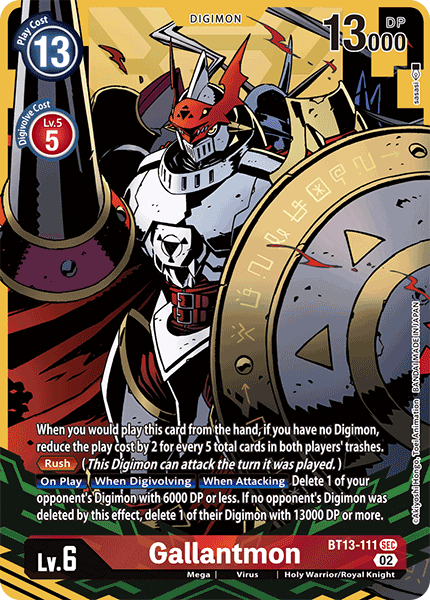 Gallantmon, BT13-111-p1