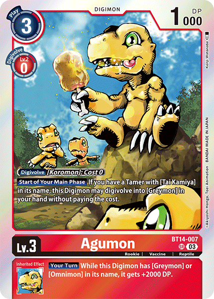 Agumon, BT14-007