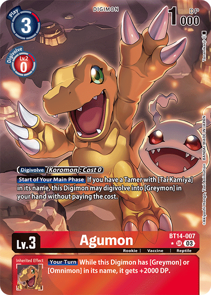 Agumon, BT14-007-p1
