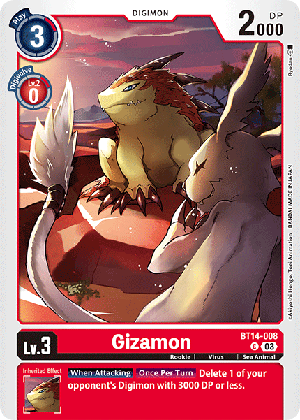 Gizamon, BT14-008