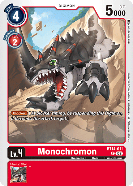 Monochromon, BT14-011