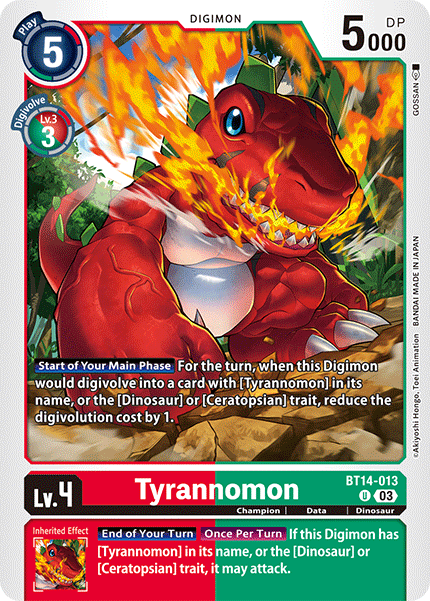Tyrannomon, BT14-013