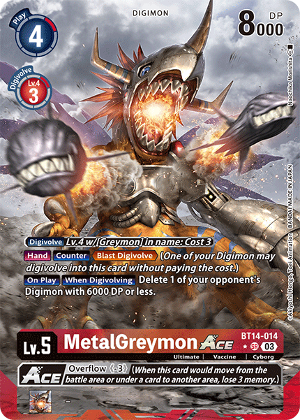 MetalGreymon ACE, BT14-014-p1