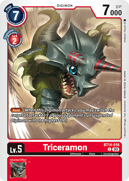 Triceramon, BT14-016