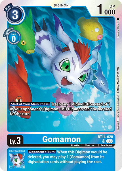 Gomamon, BT14-020