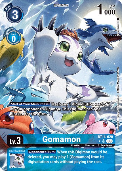 Gomamon, BT14-020-p1