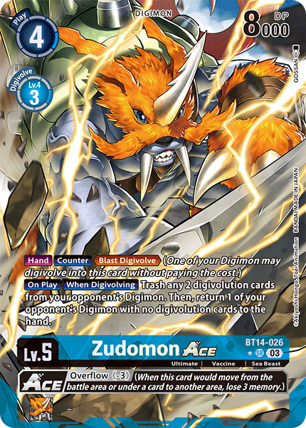 Zudomon ACE, BT14-026-p1