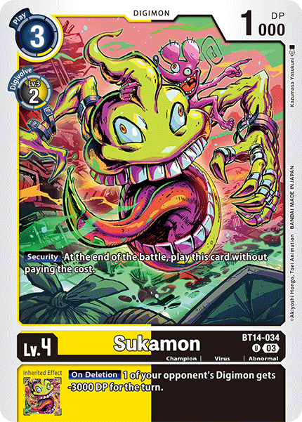 Sukamon, BT14-034